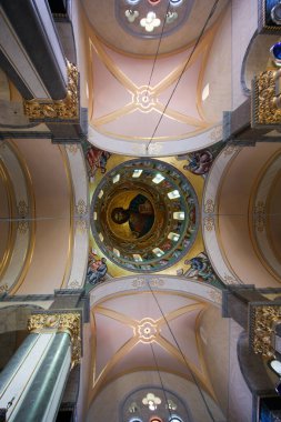 Cyprus - May 17 2009: Interior of Greek orthodox Church