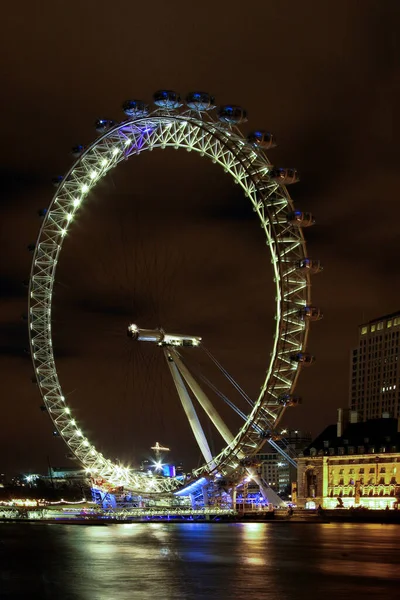 Londýn England Prosince 2005 Londýnské Oko Londýně 135 Metrů Mezník — Stock fotografie