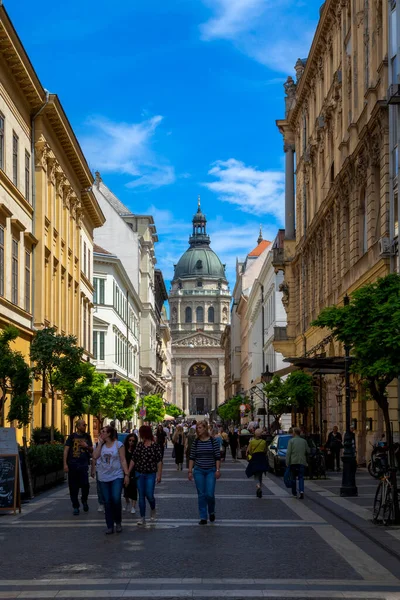 Budapest 2014 Április Szent István Bazilika Budapesten Templom Neoklasszikus Stílusban — Stock Fotó