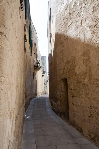 Old Narrow Line Valletta Capital City Malta — ストック写真