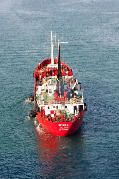 Das Schiff Ist Ein Großer Tanker Meer — Stockfoto