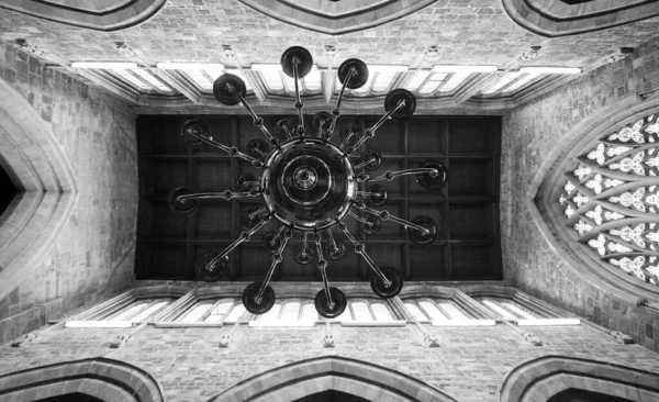 Interieur Van Collegiale Kerk Van Saint Mary Warwick Engeland — Stockfoto