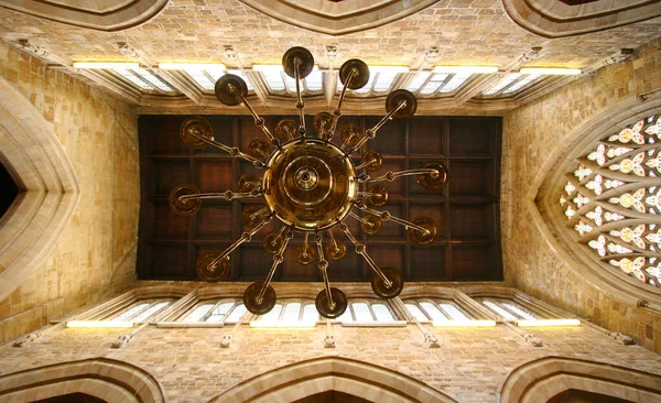 Vista Interior Collegiate Church Saint Mary Warwick Inglaterra —  Fotos de Stock