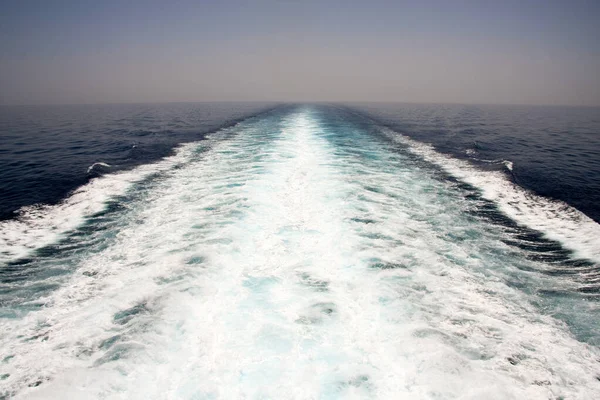 Teknenin Tepesinden Deniz Manzarası — Stok fotoğraf