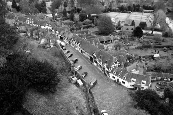 Vue Sur Les Bâtiments Anciens Warwick Angleterre — Photo