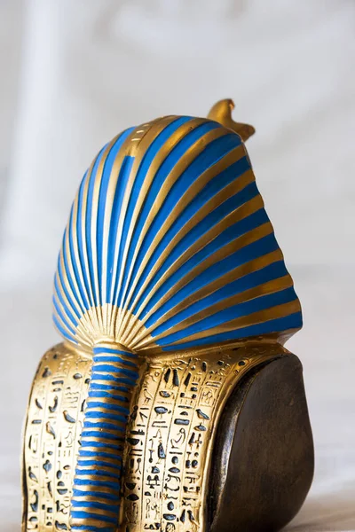 Kair Egipt Maja 2009 Kopia Maski Tutanchamona Wystawie Tutanchamona Ilustracje — Zdjęcie stockowe