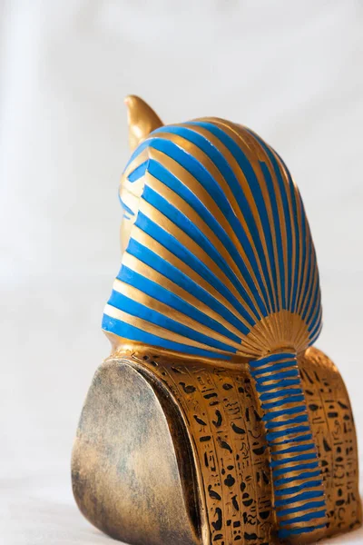 Cairo Egito Maio 2009 Uma Cópia Máscara Tutankhamen Exposição Tutankhamen — Fotografia de Stock