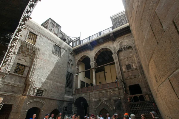 Interior Central Courtyard Ahmed Tulun Cairo Egypt — Stock Photo, Image