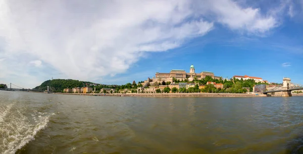 Donau Panorama Budapest — Stockfoto