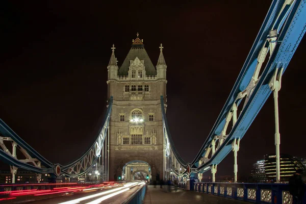 Tower Bridge Londra Ponte Attraversa Tamigi Vicino Alla Torre Londra — Foto Stock