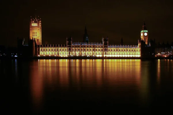 London Circa Sseptember 2019 Tower Parliament Westminster Palace Night — стоковое фото