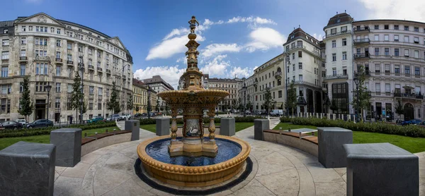 Ungern Budapest Jozsef Nador Plaza Panorama — Stockfoto