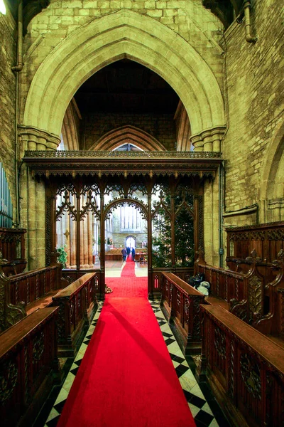 Interior View Saint Mary Church Melton Mowbray Leicestershire England —  Fotos de Stock