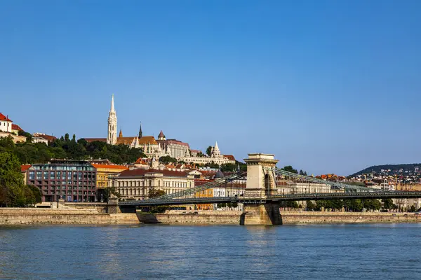 Macaristan Eski Budapeşte Kentinin Panoramik Manzarası — Stok fotoğraf