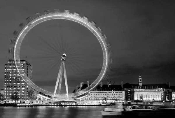 London Anglia Grudzień 2005 Londyńskie Oko Londynie 135 Metrowy Punkt — Zdjęcie stockowe