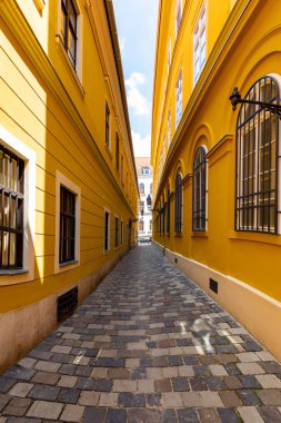 Stockholm, İsveç 'teki eski ahşap bina.