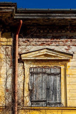 Barcs, Macaristan - Bahar aylarında XVIII. Yüzyıldan itibaren Kont Szechenyi 'nin ülkesinin kalıntıları.