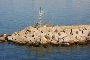Güzel deniz kıyısı manzarası, seyahat konsepti