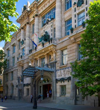 Budapeşte, Macaristan - 17 Haziran 2018: Panorama view 