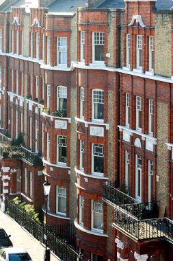 LONDON, BİRLİK KINGDOM - CIRCA EPTESİ 2016: Eski şehrin caddesi 