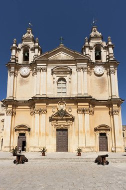Mdina, Malta 'daki Aziz Paul ve Peter Katedrali