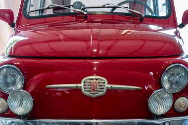 Victoria BC Canada 27 Ağustos 2017: Geleneksel Vancouver Adası Motor Toplantısı 'nda egzotik ithal otomobiller sergileniyor. 