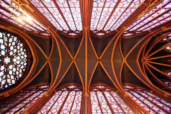 Interior Catedral Ciudad Barcelona — Foto de Stock