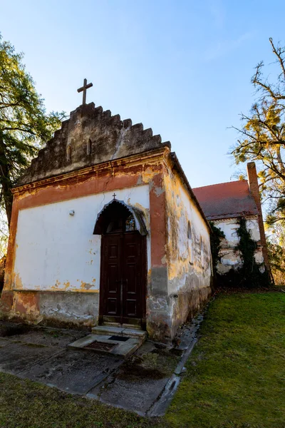 Barcs Ungern Ruiner Greve Szechenyis Land Från Xviii Talet Våren — Stockfoto