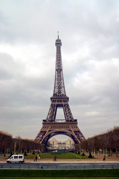 Paris Aralık 2005 Paris Fransa Eyfel Kulesi Milyondan Fazla Turisti — Stok fotoğraf