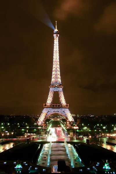 Paris Dec 2005 Torre Eiffel Paris França Visitou Mais Milhões — Fotografia de Stock