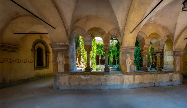 Budapest Hungary May 2018 Famous Tourist Attraction Vajdahunyad Castle Replica — Stock Photo, Image