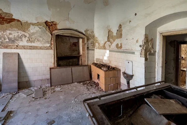 Somogysard Hungary Interior Ruins Somssich Country Hunting Chateau Xviii Century — Stock Photo, Image