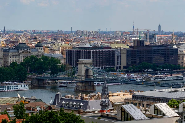 Stadsutsikt Budapest Ungern — Stockfoto