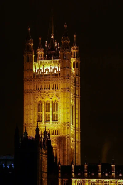 Londres Circa Septembre 2019 Abbaye Westminster Nuit — Photo