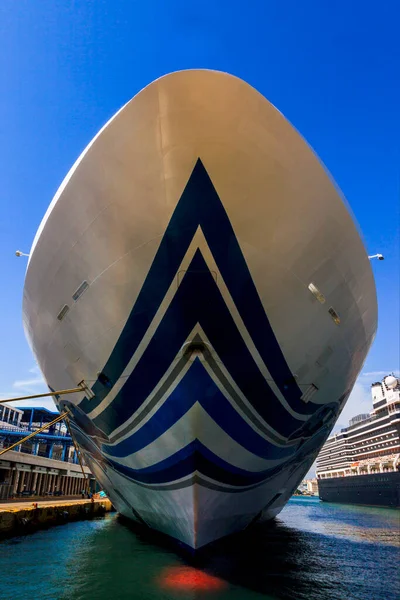 Atenas Grecia Mayo 2019 Cruceros Atracados Puerto Atenas — Foto de Stock