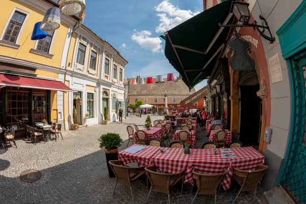 Ungarn Szentendre Apr 2018 Szentendre Street View Leben Der Stadt — Stockfoto