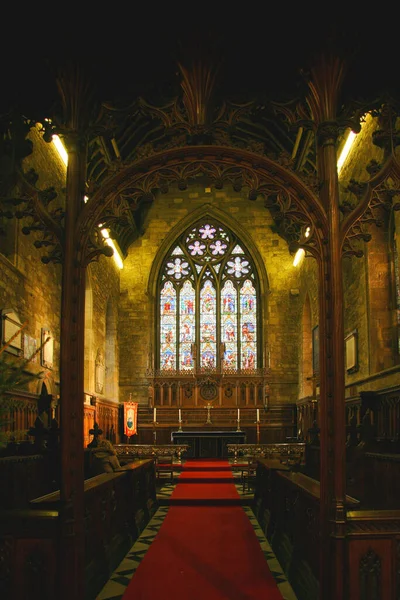 Interior View Saint Mary Church Melton Mowbray Leicestershire England — Foto de Stock