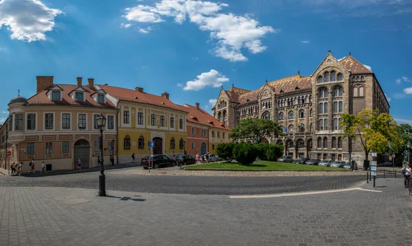 Budapeszt Węgry Cze 2018 Dzielnica Zamkowa Budapeszcie Została Wpisana Listę — Zdjęcie stockowe