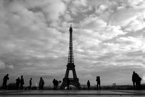 Paris Dec 2005 Torre Eiffel Paris França Visitou Mais Milhões — Fotografia de Stock