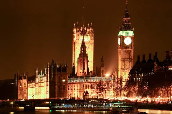 Westminster Palace Night London — ストック写真
