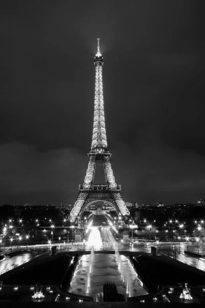 Paris Grudnia 2005 Wieża Eiffla Paryżu Francja Odwiedziło Ponad Milionów — Zdjęcie stockowe