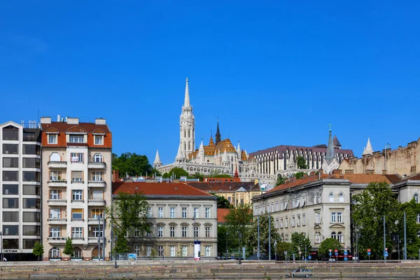 Budapest Hungary 2018 Budapeşte Manzarası Bir Nehir Gezisinden Şehir Boyunca — Stok fotoğraf