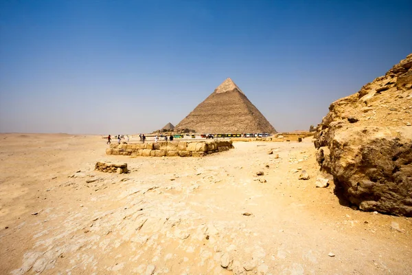 Pyramides Égyptiennes Egypte — Photo