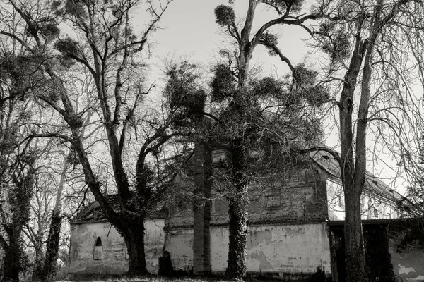 Velho Edifício Abandonado Cidade — Fotografia de Stock