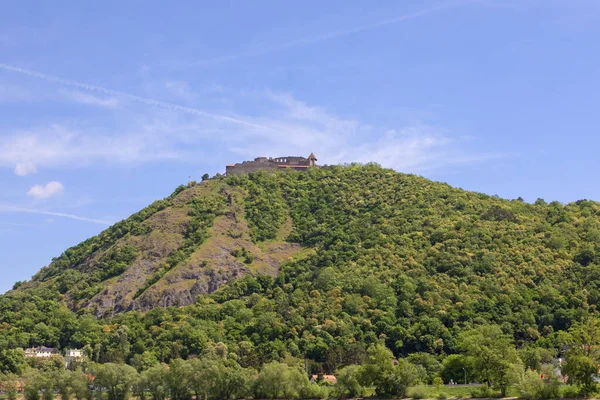 Φρούριο Visegrad Πύργο Salomon Από Τον Ποταμό Δούναβη Στην Ουγγαρία — Φωτογραφία Αρχείου