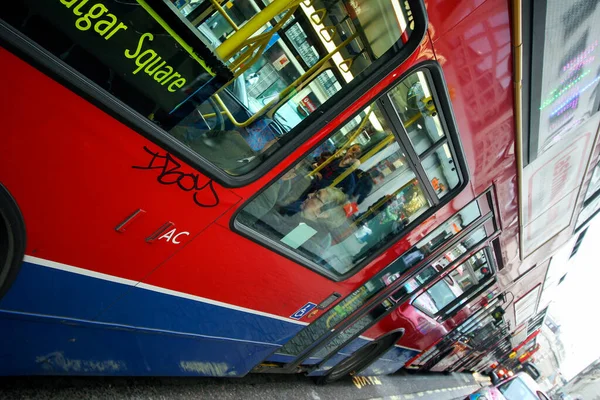 Londra Trasporti Autobus Dicembre 2005 Londra — Foto Stock