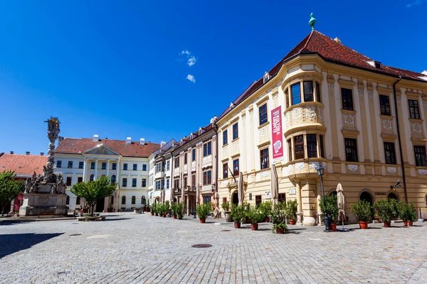 Sopron Ungern Jun 2019 Den Historiska Gamla Stan Sopron Nere — Stockfoto
