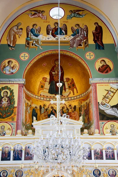 Cyprus May 2009 Interior Greek Orthodox Church Celebration Orthodox Easter — Stock Photo, Image