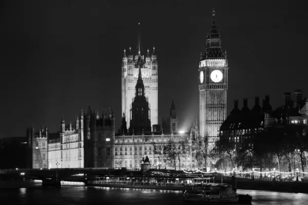 Big Ben Parlament House Londyn Anglia — Zdjęcie stockowe