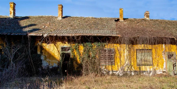 Old Wooden House Village — Stock Photo, Image